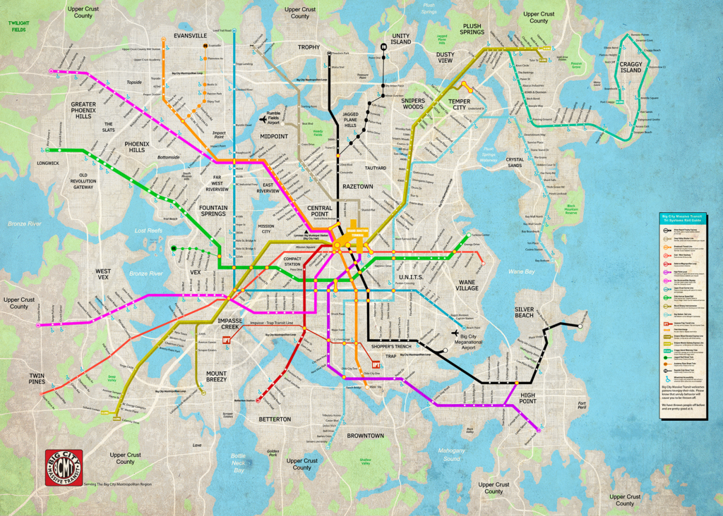 Emory Center for Digital Scholarship's enhanced map of Big City